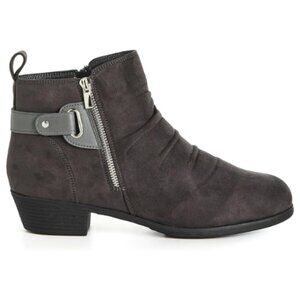 AVENUE Women's Cloudwalkers Wide Fit Ankle Boot Rossi  Wide Fit, GREY